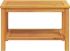 vidaXL Beistelltisch Öl-Natur 70 x 40 x 45 cm Massivholz Produktbild-Vorschau 4