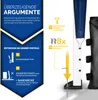 tillvex gazebo 3x3m blu - con 2 pannelli laterali Anteprima dell’immagine prodotto 7