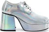 Plateauschuhe Herren silber Schuhgröße: 44-45 Produktbild-Vorschau 3