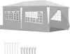 Clanmacy Pavillon 3x6m blanc avec parois latérales Tente de Voir les images du produit 8