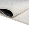 Schöner warmer Teppich mit elegantem Rautenmuster in creme Produktbild-Vorschau 5