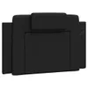 CLORIS Bettgestell mit LED Schwarz 90x200 cm Kunstleder Produktbild-Vorschau 10