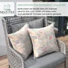 Selfitex 2er Set Bunte Couchkissen 50x50 cm, Sofakissen mit Produktbild-Vorschau 5