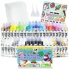 LM-Kreativ Window Color XXL 40er Set Farbmix mit Konturen & Produktbild-Vorschau 1