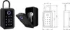 Chytrá schránka na klíče Smart TTlock IP53 Bluetooth box na Náhled obrázku produktu 5