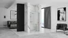 A modern bedroom with an open-plan bathroom featuring a shower enclosure. Anteprima dell’immagine prodotto