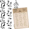 Malschablone für Handwerk A3 30x42cm, Randblumen Pflanze Produktbild-Vorschau 1