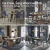 ML-Design Esszimmerstühle 4er Set, Anthrazit, Küchenstuhl Produktbild-Vorschau 7