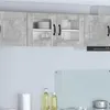 vidaXL Nástěnná skleněná skříňka LUCCA, betonově šedá, 80 x Náhled obrázku produktu 2