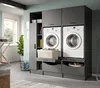 Waschmaschinenschrank "Flexy" in grau Set 3-teilig 182 x Produktbild-Vorschau 6
