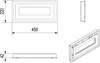 Griglia di ventilazione WIND 22x45 bianco Anteprima dell’immagine prodotto 3
