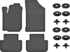 Gummimatten Mit Stoppern Für: Renault Scenic I (1996-2003) Produktbild-Vorschau 1