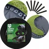 Schwarze flexible Beeteinfassung, Rasenkante + Anker 20 Produktbild-Vorschau 1
