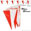 Goodymax® Wimpelkette 10 m DESIGN Rot-Weiß 2-farbig Produktbild-Vorschau 2