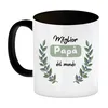 Miglior Papa del mondo Kaffeebecher mit Innenseite und Produktbild-Vorschau 2