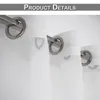 1x Vorhang Outdoor Weiß Wasserdicht Winddicht mit Ösen Oben Produktbild-Vorschau 3