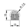 Athmer Bandseitiges Schutzprofil, BU-16K+, L=1755 mm, C-0 Produktbild-Vorschau 2