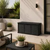 Opbergbox voor de tuin met een houten uitstraling, gemaakt Productafbeelding-voorbeeld 2