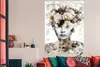 MuchoWow® Poster Frau - Schrapnell - Zeitung 120x180 cm - Produktbild-Vorschau 3