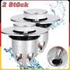 2 X Universal POP UP Ventil Waschbecken Ablaufgarnitur Produktbild-Vorschau 1