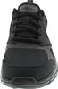 A close-up, front-facing view of a black Skechers sneaker. Anteprima dell’immagine prodotto