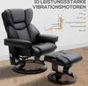 HOMCOM Relaxsessel mit Fußhocker, Elektrischer Produktbild-Vorschau 4