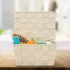 Úložný koš Relaxdays s víkem, vzhled proutí, organizér do Náhled obrázku produktu 2