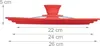 Universeller Topfdeckel 22-26 cm Silikon Produktbild-Vorschau 4