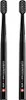 Two black toothbrushes are shown side-by-side against a white background. Podgląd zdjęcia produktu