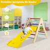 GOPLUS Dreieckige Kletterleiter mit Rampe, Kletterdreieck Produktbild-Vorschau 3