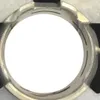 Close-up view of a metal cylinder component with black accents. Podgląd zdjęcia produktu