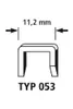 wolfcraft 1000 Klammern D-Spitze Typ53 14mm Produktbild-Vorschau 2