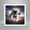 Poster - Poster ohne Rahmen - Astronaut Erde Raum - 60x60 Produktbild-Vorschau 4