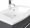 Badmöbel Bella 80 mit runder Front SoftClose anthrazit : Produktbild-Vorschau 8