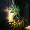 2er Set LED Solarleuchte, Glaskugel, Windrad, bunt Produktbild-Vorschau 2