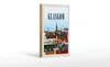 Holzschild Reise 12x18 cm Glasgow Scotland Altstadt Produktbild-Vorschau 1