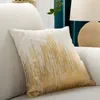 EUROFIRANY | Taies d'oreiller - IMANI - 45x45 cm - Or-Beige Voir les images du produit 2