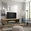 COZY Meuble TV, Banc Télé, 208x35x57cm, Pour les TV jusqu'à Voir les images du produit 3