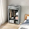 Stoffschrank 1 Kleiderstange 6 Regale Vlies-Bezug Produktbild-Vorschau 2