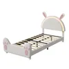 INONEFT Cartoon-Kinderbett 90 x 200 cm, Polsterbett mit Produktbild-Vorschau 14