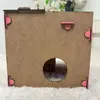 Hamsterhaus Mäusehaus Nagerhaus Holz Rosa 2-stöckig mit Produktbild-Vorschau 9