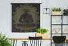 MuchoWow® Wandteppich Wandbehang Buddha - Bild - Gold Produktbild-Vorschau 2