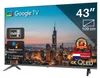 Google Smart TV | TeeView 43-palcový QLED TV, 4K Ultra HD Náhľad obrázku produktu 4