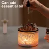 （White）Humidifier Volcano Aroma Diffuser Fragrance Lamp Oil Náhled obrázku produktu 3