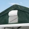 TOOLPORT Tendone Garage 2,4 x 3,6 m Verde, Costruzione Anteprima dell’immagine prodotto 5