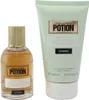 Dsquared2 Potion for Woman Eau de Parfum Flakon mit goldenem Deckel neben Body Lotion Tube 100 ml Podgląd zdjęcia produktu