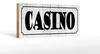 Holzschild Spruch 27x10cm Casino Spiele Spielbank Produktbild-Vorschau 1