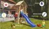 Spielturmking Spielturm BELVEDERE mit Rutsche - Blau 1,50 m Produktbild-Vorschau 2