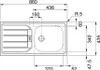 Franke Küchen-Spüle Euroset ESN 614 Nova (101.0302.470) - Produktbild-Vorschau 3