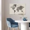 MuchoWow® Poster Weltkarte - Holz - Grau 60x40 cm - Produktbild-Vorschau 5